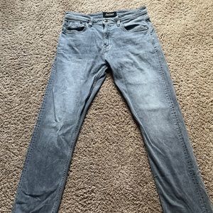 Revtown Men’s Sharp Slim Straight Jeans Steel Grey 32x30 Like New